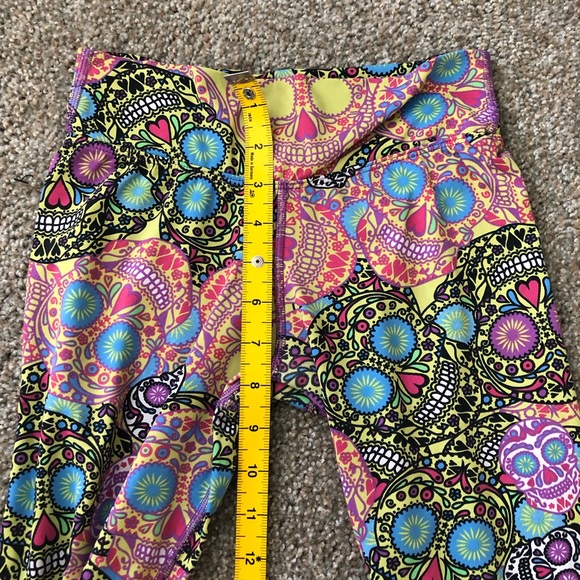 DonaJo Esqueleto Sugar Skull Leggings Size 1 (S/M) - Picture 6 of 12